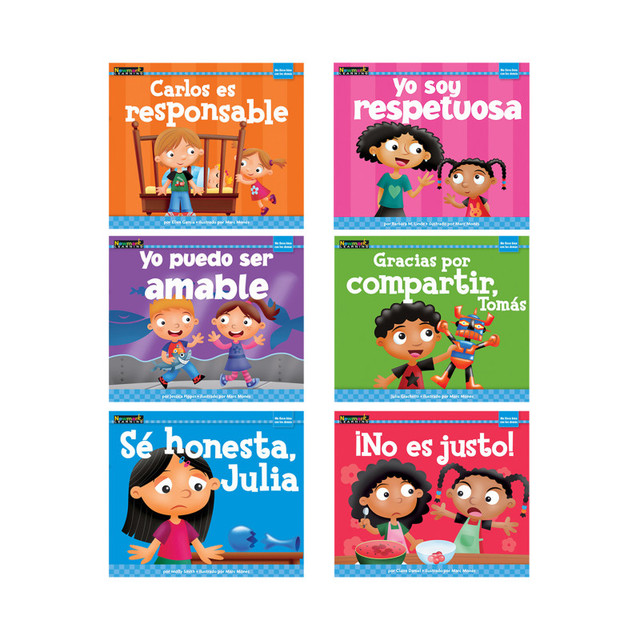 NEWMARK LEARNING Newmark Learning MySELF Readers: I Get Along with Others, Small Book, Spanish, Set of 6