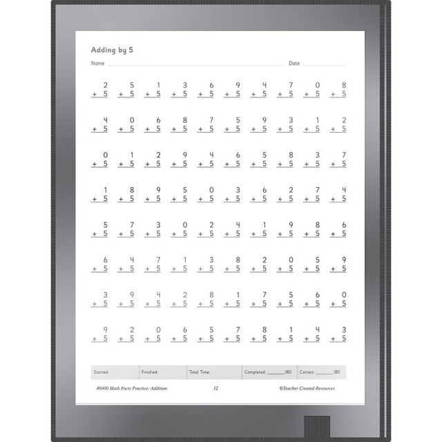 TEACHER CREATED RESOURCES Teacher Created Resources® Deluxe Dry-Erase Pocket, For 8-1/2" x 11" Paper, 1 Each
