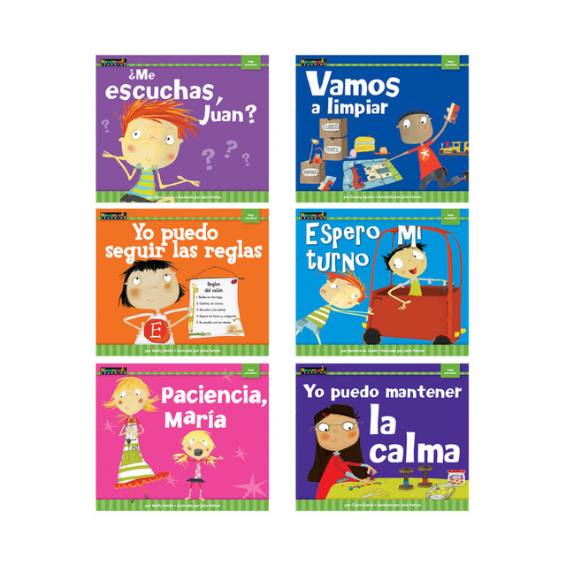 NEWMARK LEARNING Newmark Learning MySELF Readers: I Am in Control of Myself, Small Book, Spanish, Set of 6