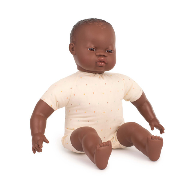 MINILAND EDUCATIONAL CORPORATION Miniland Soft Body Dolls, 15-3/4", African