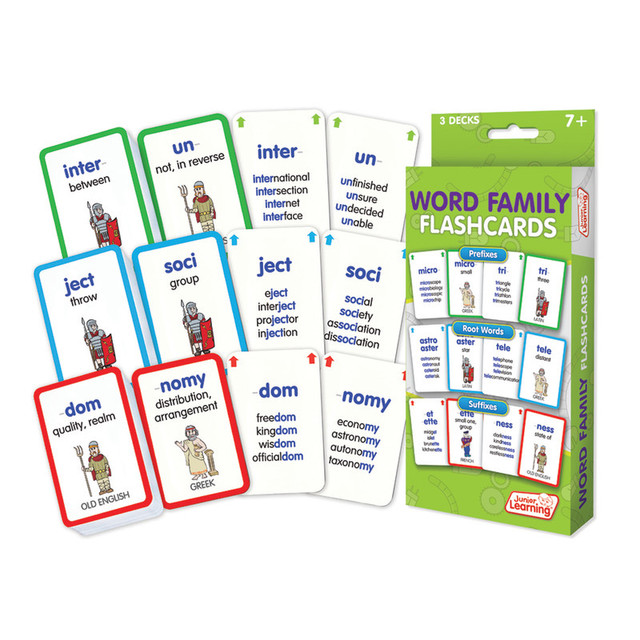 JUNIOR LEARNING Junior Learning® Word Families Flash Cards