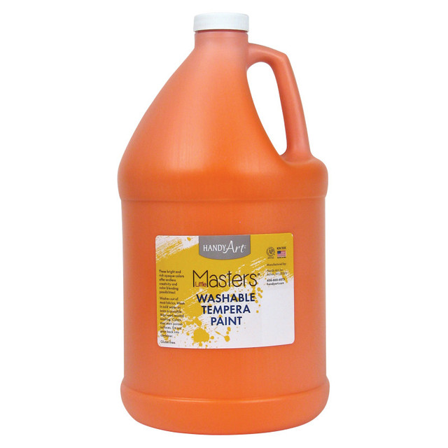 ROCK PAINT DISTRIBUTING CORP Handy Art® Little Masters® Washable Tempera Paint, Orange, Gallon