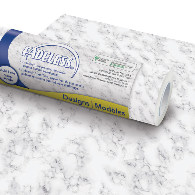 DIXON TICONDEROGA CO Fadeless® Design Roll, 48" x 12', Marble, 4 Rolls