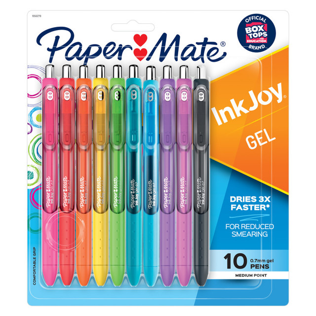 NEWELL BRANDS DISTRIBUTION LLC Paper Mate® InkJoy Gel Pens, Medium Point, Assorted, 10 Count