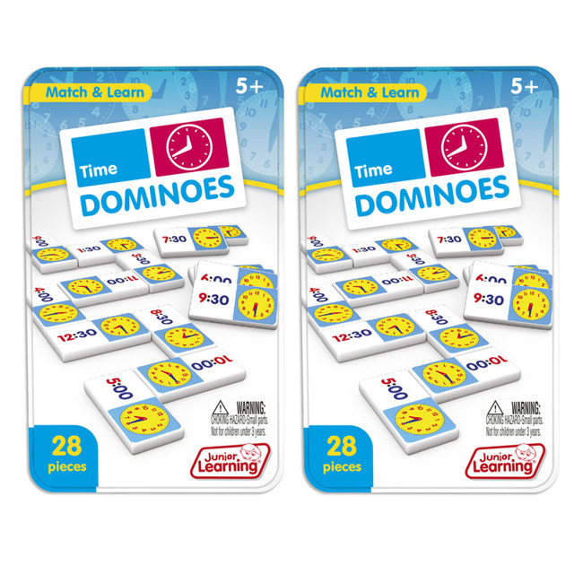 JUNIOR LEARNING Junior Learning® Time Dominoes, 2 Sets