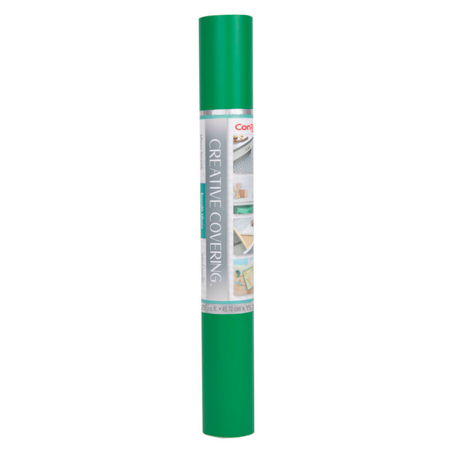 KITTRICH CORPORATION Con-Tact® Brand Creative Covering™ Adhesive Covering, Green, 18" x 50 ft