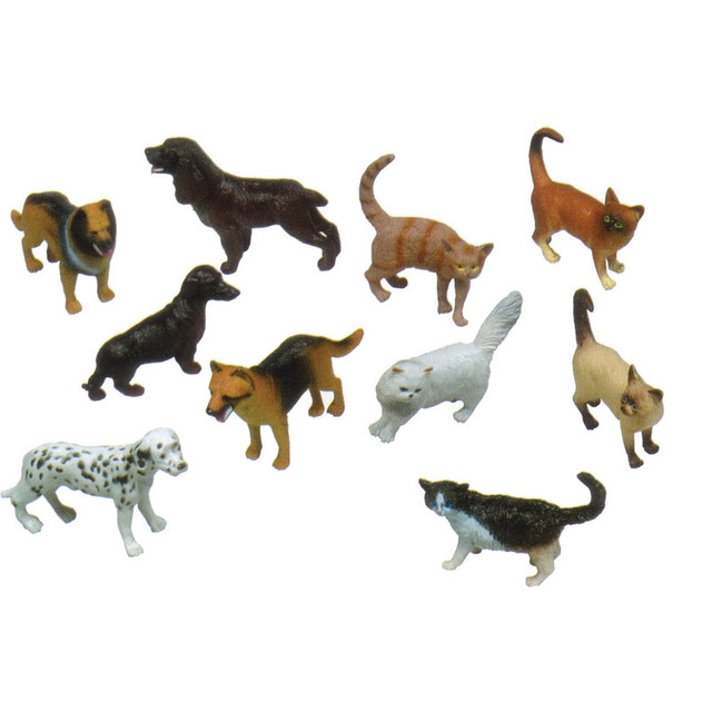 GET READY KIDS Get Ready Kids Pets Animal Playset, Set of 10