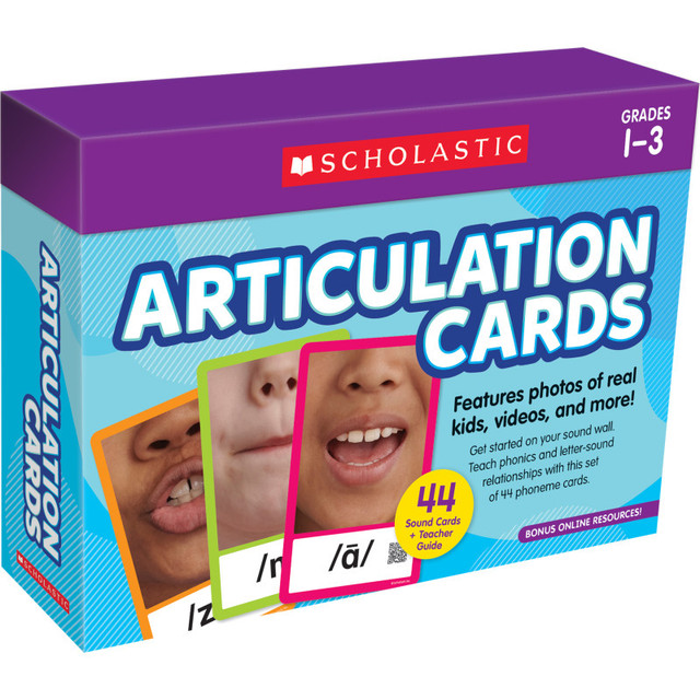 SCHOLASTIC TEACHING RESOURCES Scholastic Teaching Solutions Articulation Cards