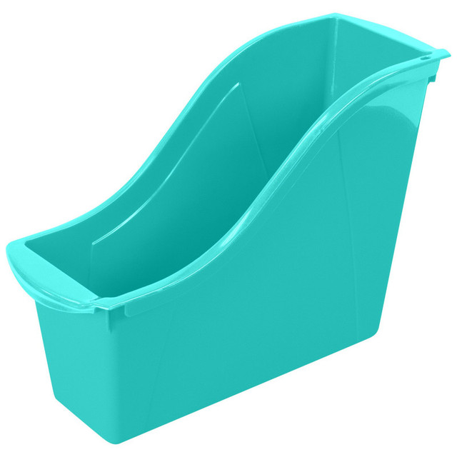 STOREX INDUSTRIES Storex Small Book Bin, Teal