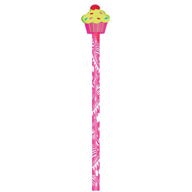 LAROSE INDUSTRIES- ROSE MOON Moon Products Pencil & Eraser Topper Write-Ons, Birthday Party, Pack of 36