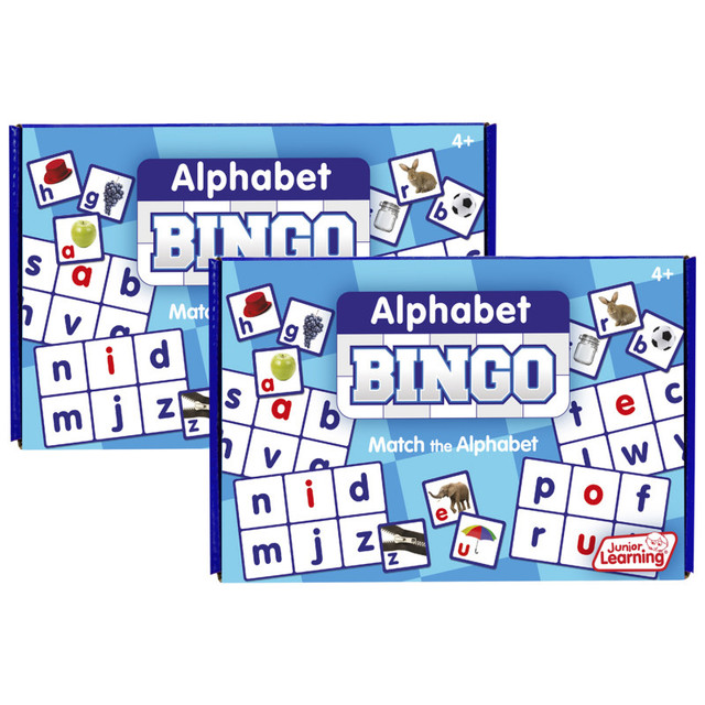 JUNIOR LEARNING Junior Learning® Alphabet Bingo, Pack of 2
