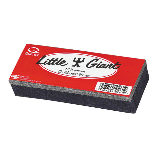 ACCO INTERNATIONAL INC. Quartet® Chalk Eraser, Moderate Use, For All Chalk Surfaces, 5" x 2" x 1"