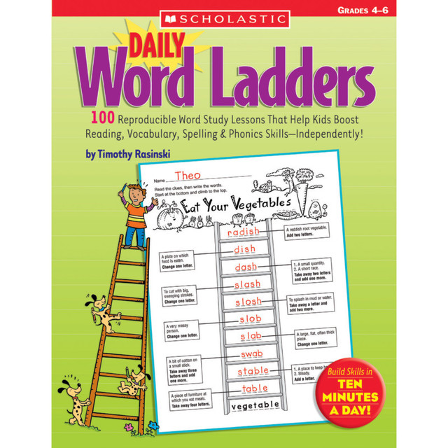 SCHOLASTIC TEACHING RESOURCES Scholastic Teaching Solutions Daily Word Ladders, Grades 4-6