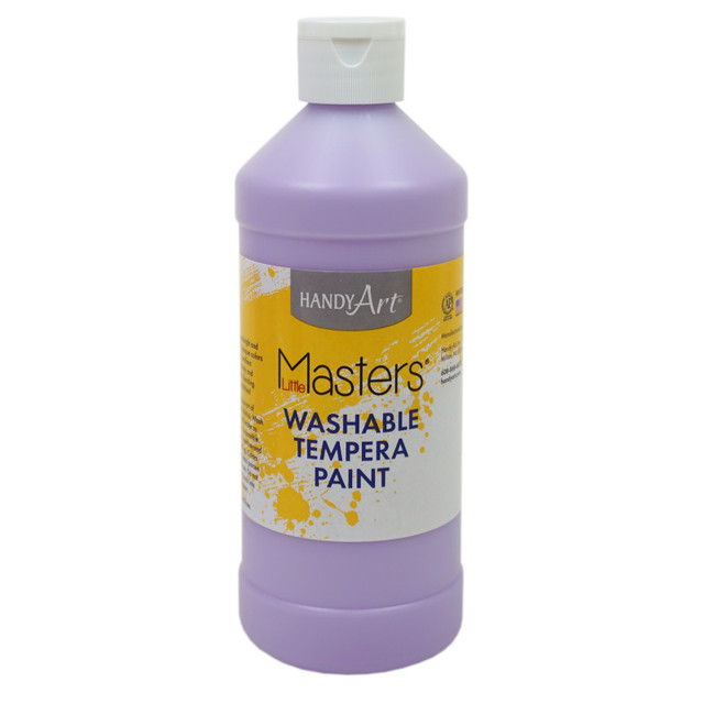 ROCK PAINT DISTRIBUTING CORP Handy Art® Little Masters® Washable Tempera Paint, 16 oz., Light Purple