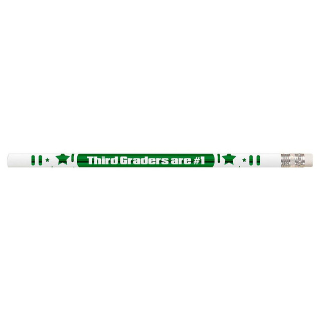 MUSGRAVE PENCIL CO INC Musgrave Pencil Company 3rd Graders Are #1 Motivational Pencils, 12 Per Pack, 12 Packs