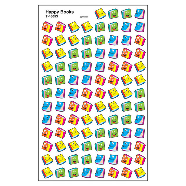 TREND ENTERPRISES INC. TREND Happy Books superShapes Stickers, 800 ct