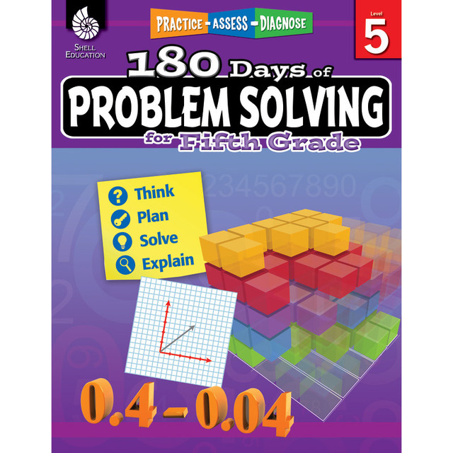 SHELL EDUCATION Shell Education 180 Days of Problem Solving for Fifth Grade