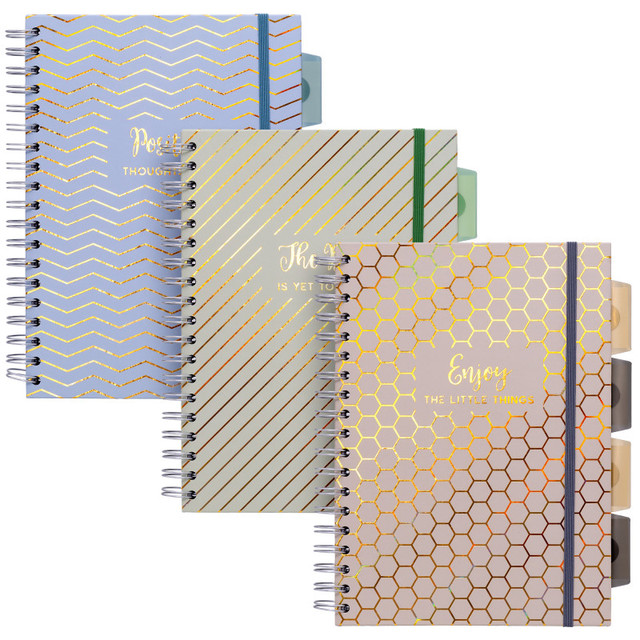 PUKKA PADS USA CORP Pukka Pads Haze B5 Project Book, 7" x 10", 5-Subject, Pack of 3