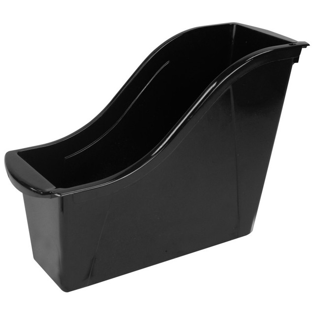 STOREX INDUSTRIES Storex Small Book Bin, Black