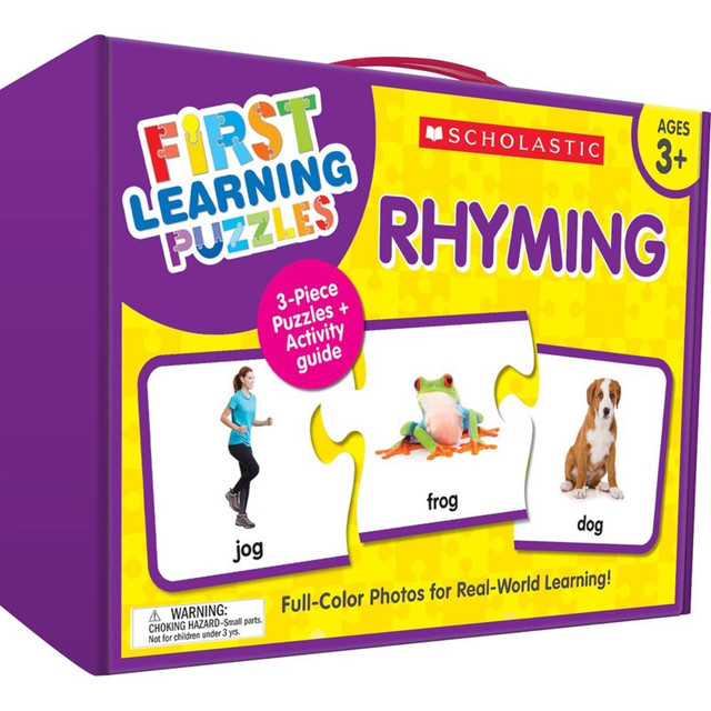 SCHOLASTIC TEACHING RESOURCES Scholastic First Learning Puzzles: Rhyming