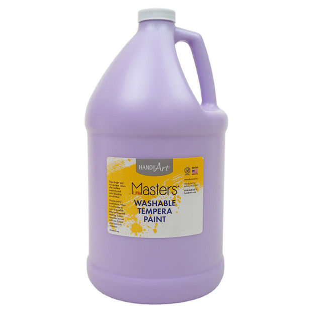 ROCK PAINT DISTRIBUTING CORP Handy Art® Little Masters® Washable Tempera Paint, Gallon, Light Purple