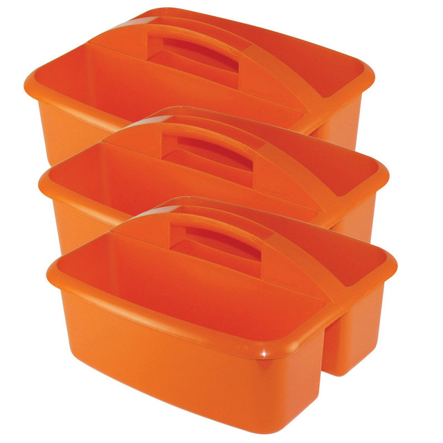 ROMANOFF PRODUCTS Romanoff Large Utility Caddy, Orange, Pack of 3