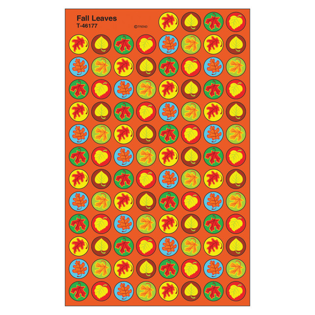 TREND ENTERPRISES INC. TREND Fall Leaves superSpots® Stickers, 800 ct