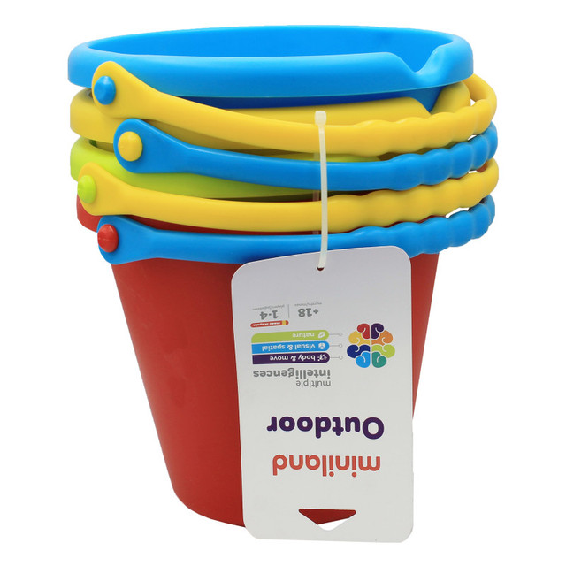 MINILAND EDUCATIONAL CORPORATION Miniland Buckets, Set of 4