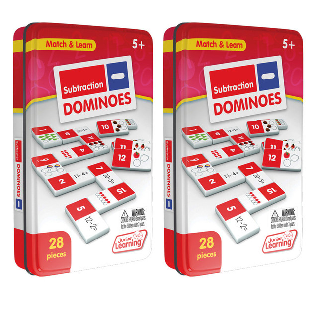 JUNIOR LEARNING Junior Learning® Subtraction Dominoes, 2 Sets