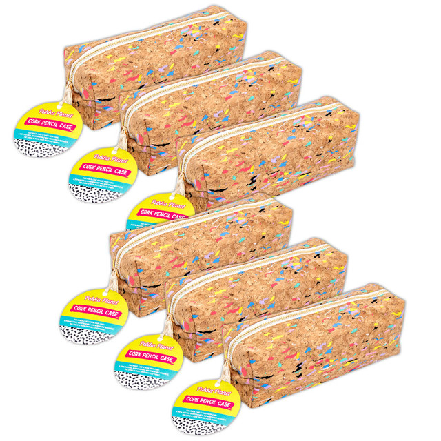 PUKKA PADS USA CORP Pukka Pads Pukka Planet Cork Pencil Case - Pack 6