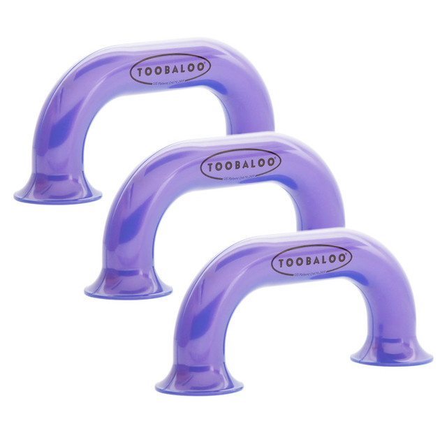 LEARNING LOFT Learning Loft® Toobaloo® Auditory Feedback Educational Tool, Purple, Pack of 3