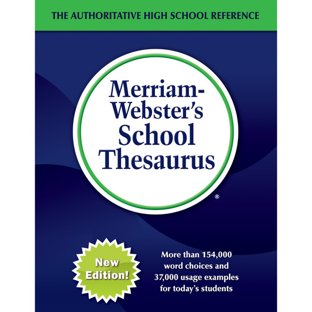 MERRIAM - WEBSTER  INC Merriam-Webster School Thesaurus