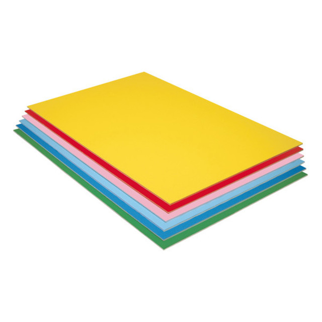 DIXON TICONDEROGA CO UCreate® Foam Board, 6 Assorted Colors, Matte, 20" x 30", 12 Sheets