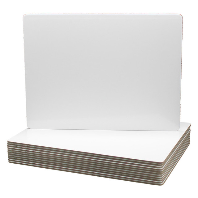 FLIPSIDE Flipside Products Magnetic Dry Erase Board, 9" x 12", Pack of 12