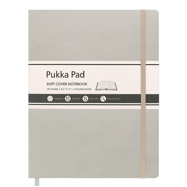 PUKKA PADS USA CORP Pukka Pads Pukka Soft Cover Lettersize College Ruled - Oatmeal