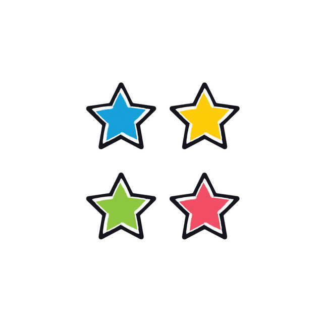 TREND ENTERPRISES INC. TREND Bold Strokes Stars Mini Accents Variety Pack, 36 ct