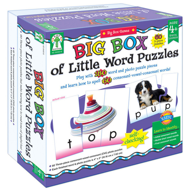 CARSON DELLOSA EDUCATION Key Education Publishing Big Box of Little Word Puzzles