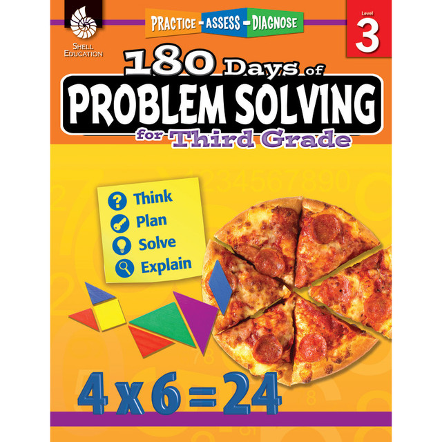 SHELL EDUCATION Shell Education 180 Days of Problem Solving for Third Grade
