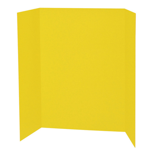 DIXON TICONDEROGA CO Pacon® Presentation Board, Yellow, Single Wall, 48" x 36", 1 Board