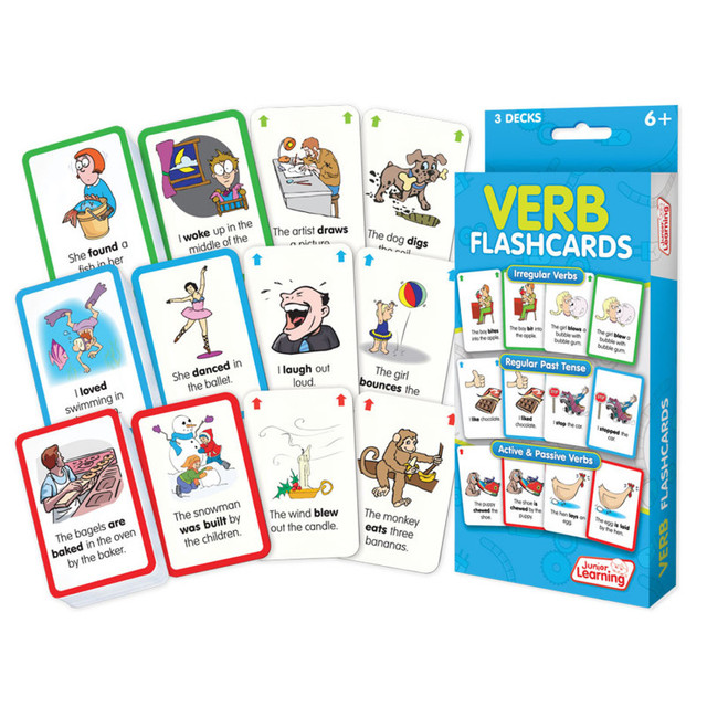 JUNIOR LEARNING Junior Learning® Verb Flashcards