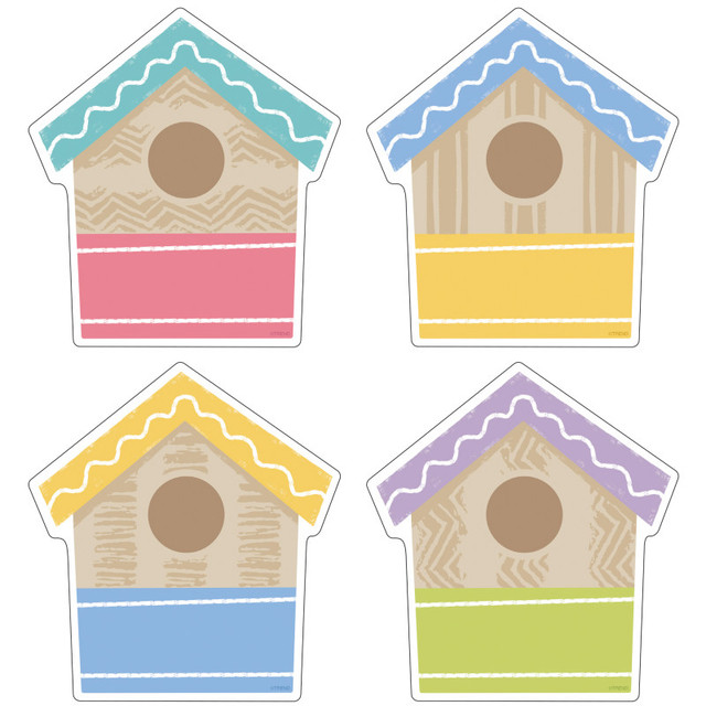 TREND ENTERPRISES INC. TREND Garden Birdhouses Classic Accents® Variety Pack, 36 Count