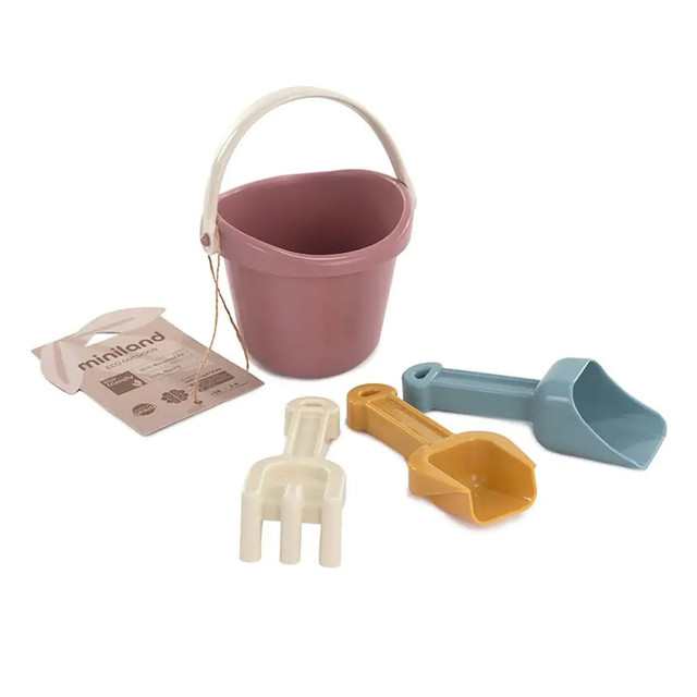 MINILAND EDUCATIONAL CORPORATION Miniland ECO Baby Sand Set, Pastel Colors