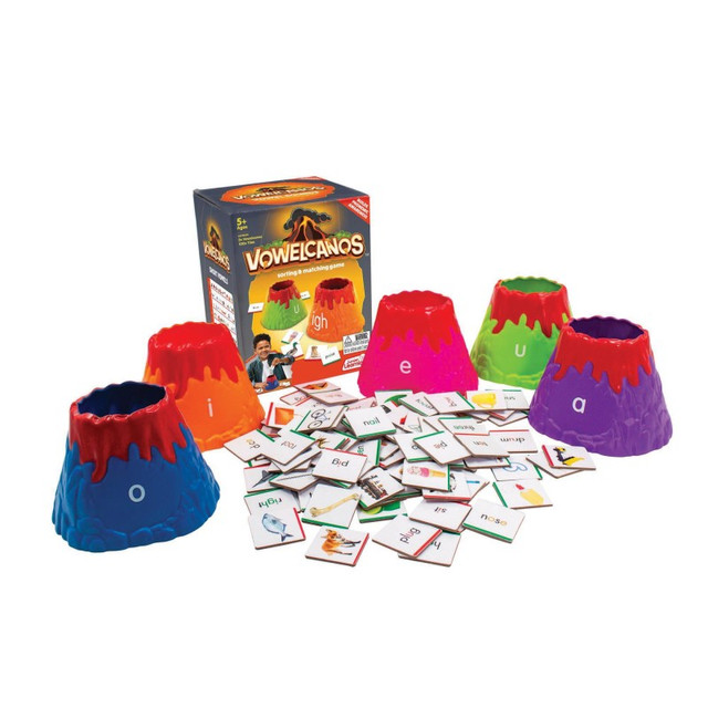 JUNIOR LEARNING Junior Learning® Vowelcanos Vowel Matching Game