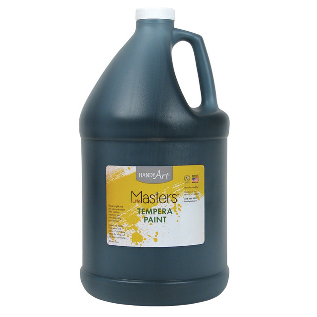 ROCK PAINT DISTRIBUTING CORP Handy Art® Little Masters® Tempera Paint, Black, Gallon