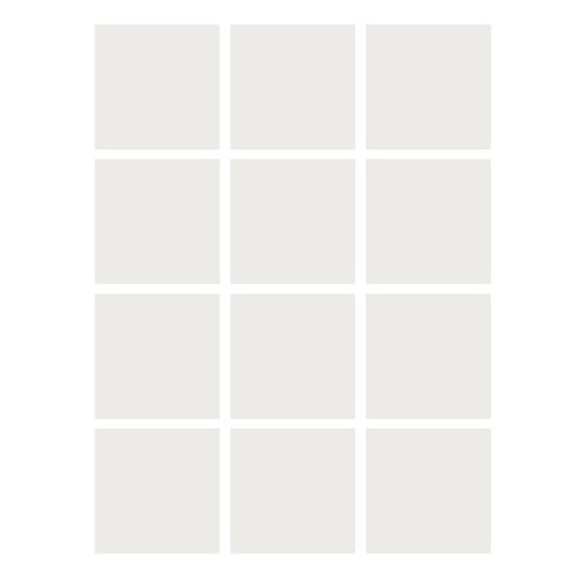 FLIPSIDE Flipside Products Dry Erase Stickables with Dry Erase Marker, White, 4" x 4", 12 Per Pack, 2 Packs
