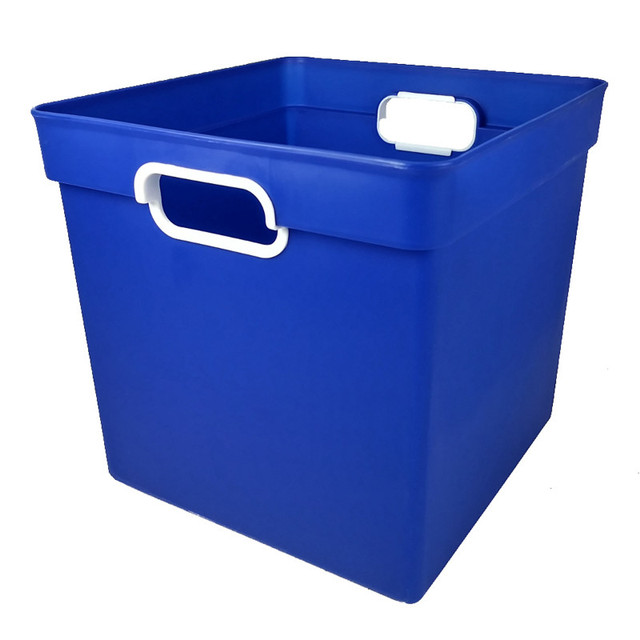 ROMANOFF PRODUCTS Romanoff Cube Bin, Blue