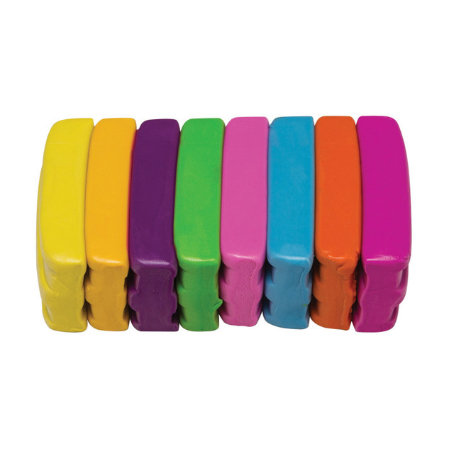 DIXON TICONDEROGA CO Creativity Street® Modeling Clay, 8 Neon Color Assortment, 8 Sticks, 220 grams Total