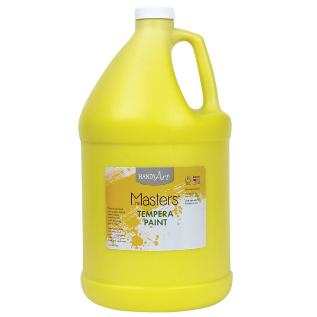 ROCK PAINT DISTRIBUTING CORP Handy Art® Little Masters® Tempera Paint, Yellow, Gallon