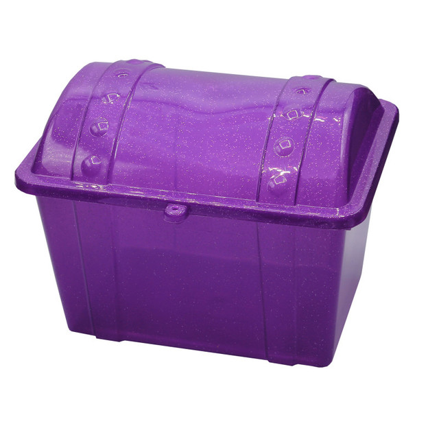 ROMANOFF PRODUCTS Romanoff Jr. Treasure Chest, Purple Sparkle