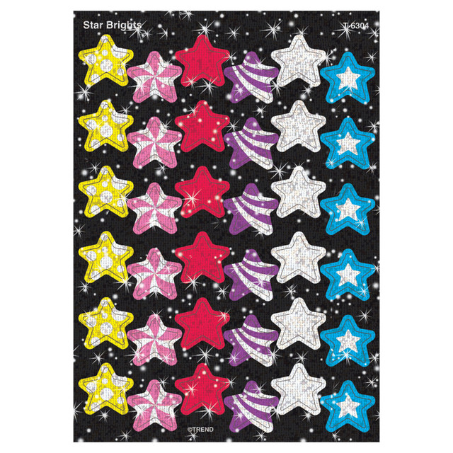 TREND ENTERPRISES INC. TREND Star Brights Sparkle Stickers®, 72 ct